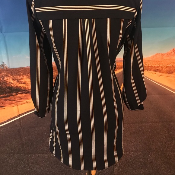 Navy striped jacket - Picture 8 of 16